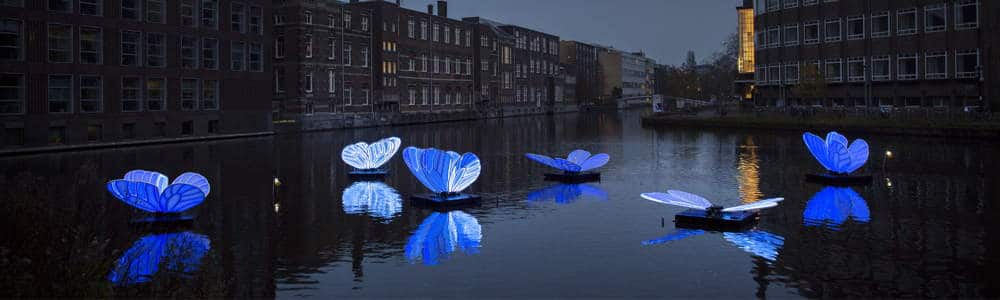 Amsterdam Light Festival boat rental