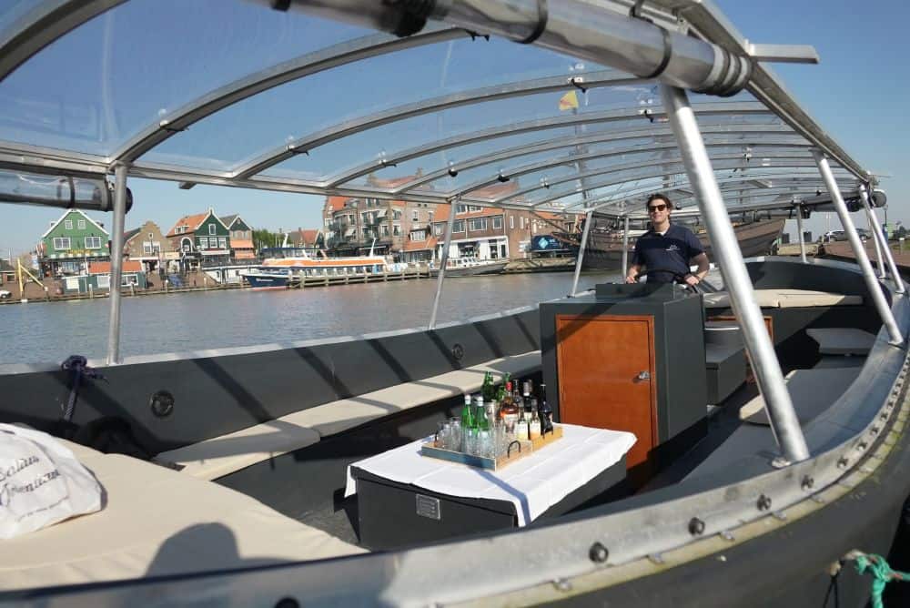 Privé boot met schipper in Volendam