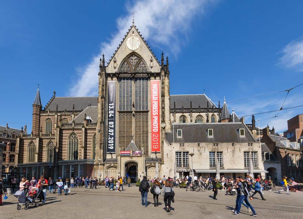 De Nieuwe kerk in Amsterdam