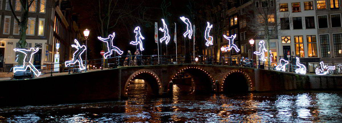 Amsterdam Light Festival boot huren