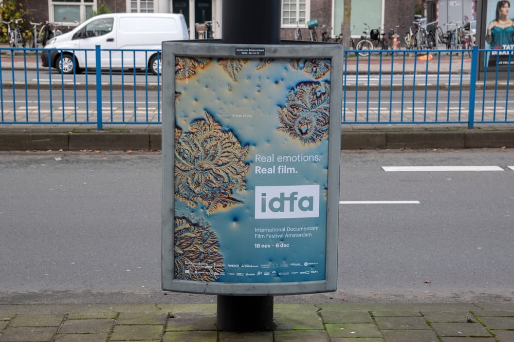 poster van het International Documentary Fim Festival Amsterdam