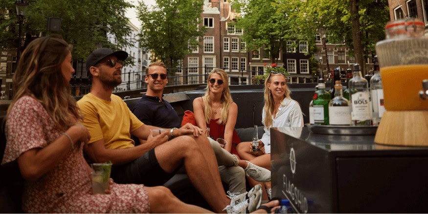 borrelboot varen amsterdam