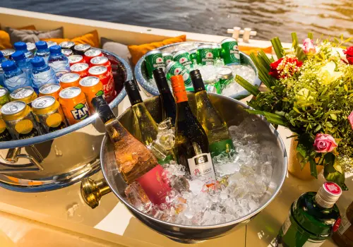 Fris, bier en wijn