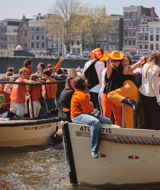 Amsterdam king's day joined boat party 2026