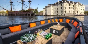 Luxury sloop for BBQ boat Amsterdam
