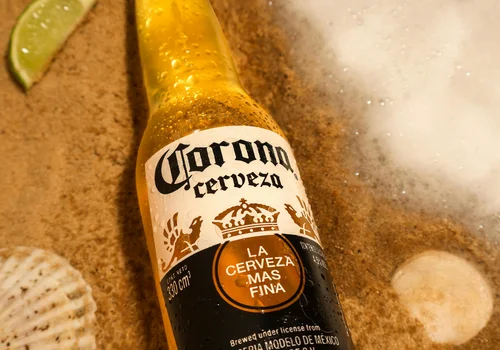 Corona-Bier am Strand