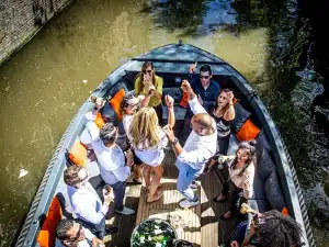 Party on Sloop Nomag Amsterdam canals