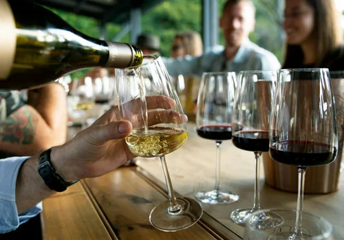 Weinprobe-Boot Amsterdam