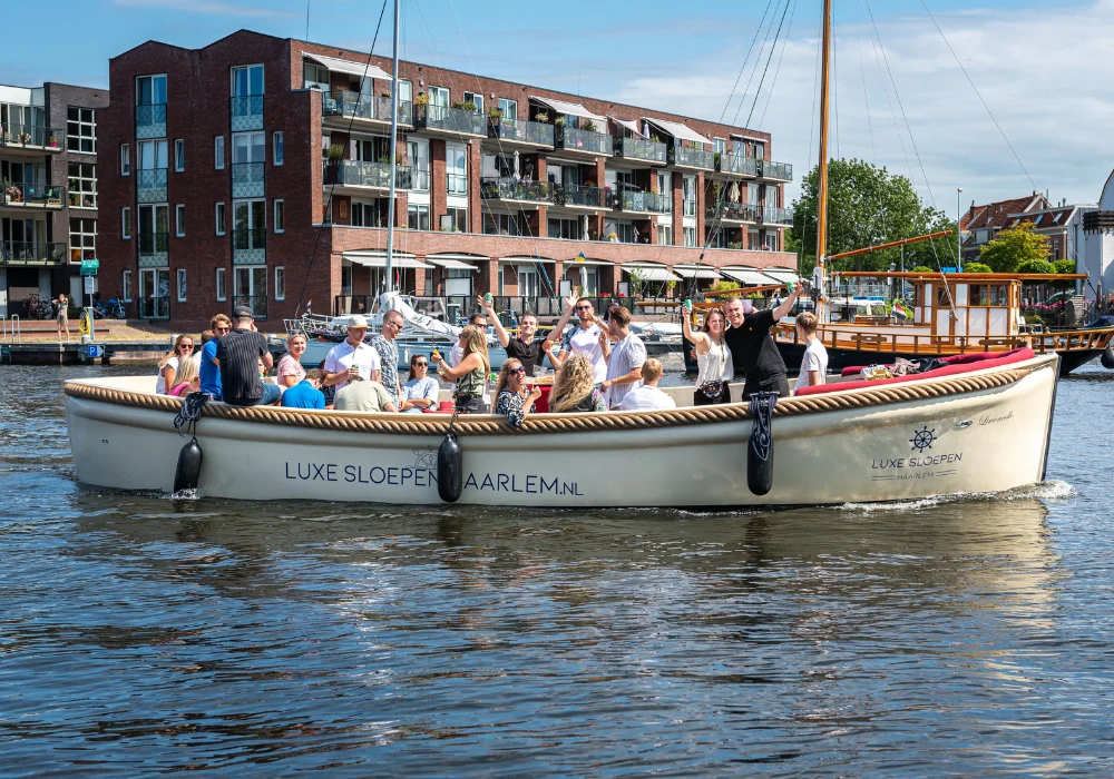 Company Outing on a boat in Haarlem