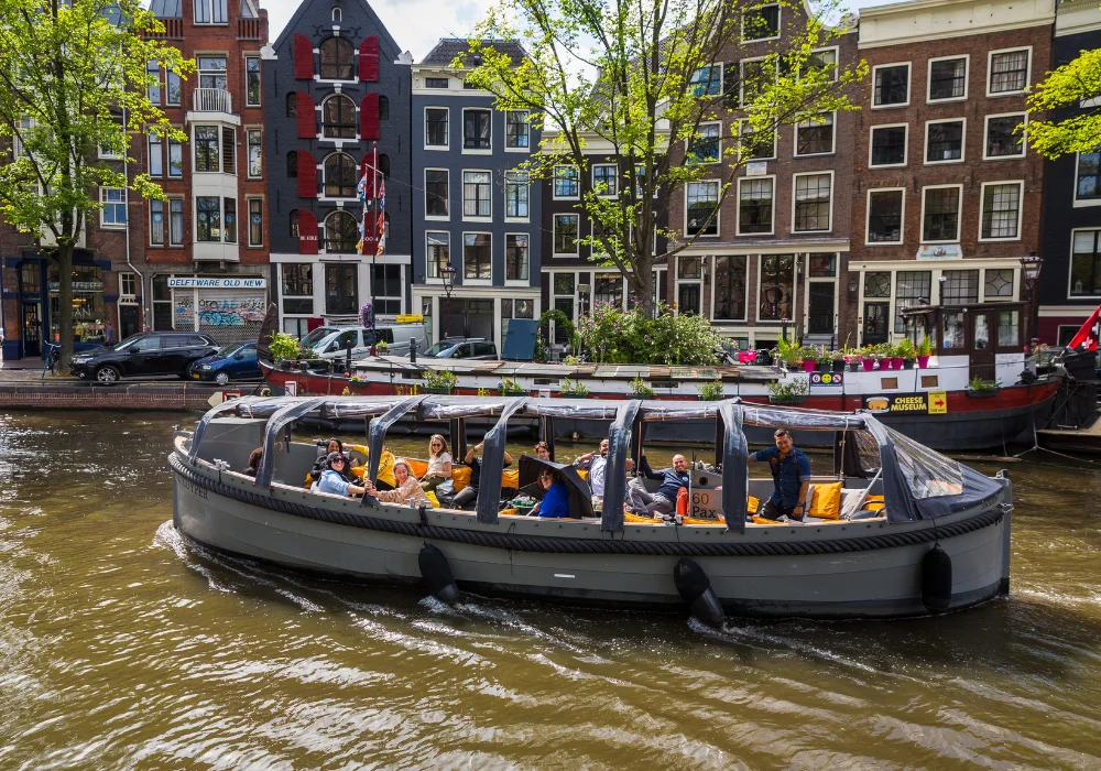 Afdelingsuitje op de boot