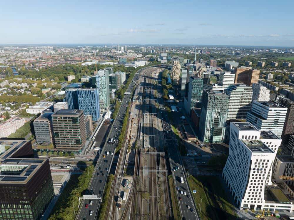 Bedrijven op de Zuidas in Amsterdam