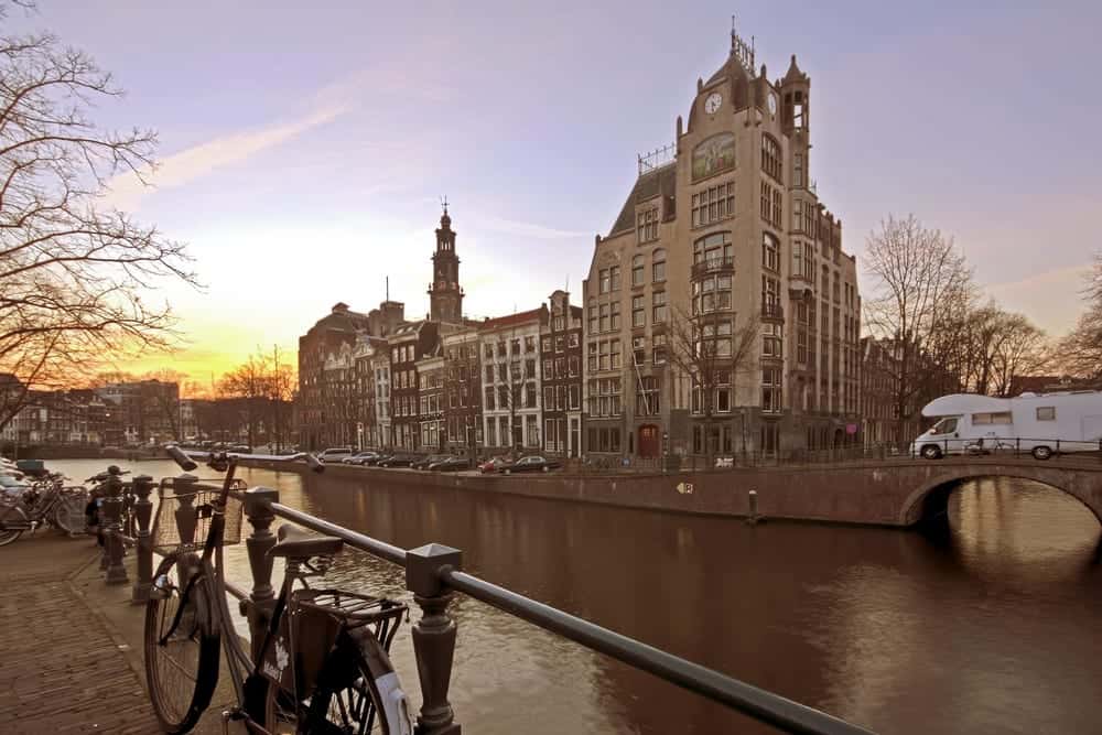 Straße im Jordaan-Viertel Amsterdam