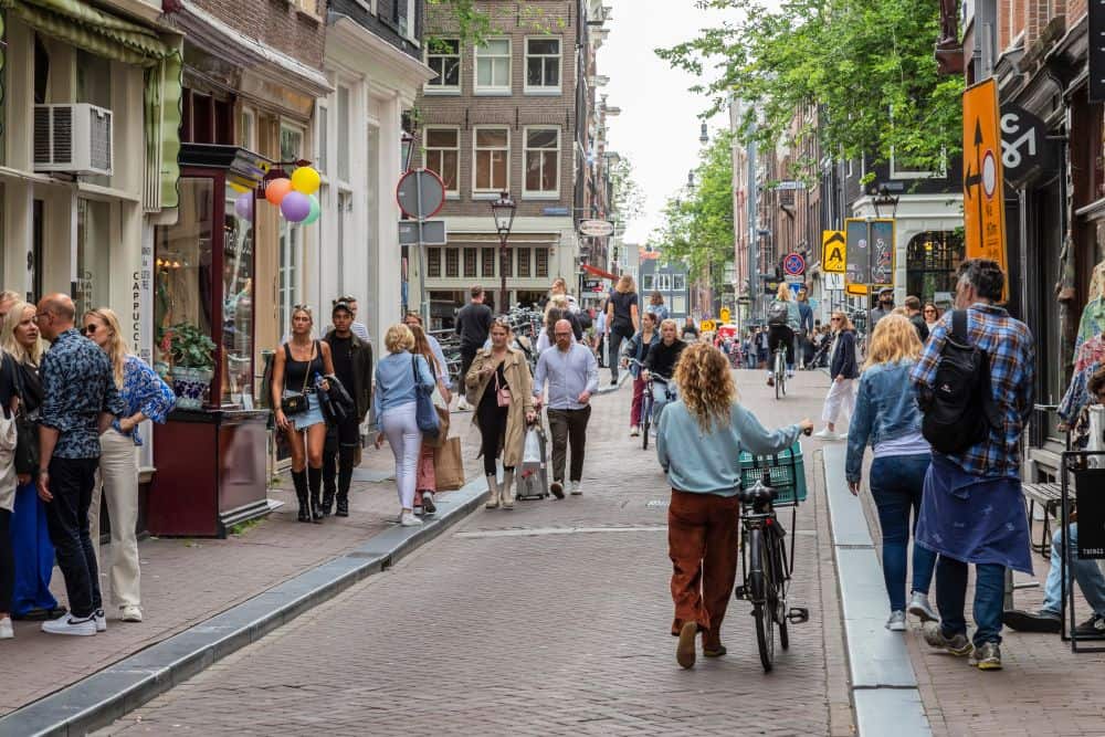 Exploring the city during a bachelor party