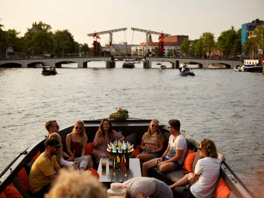 Grachtenfahrt in Amsterdam