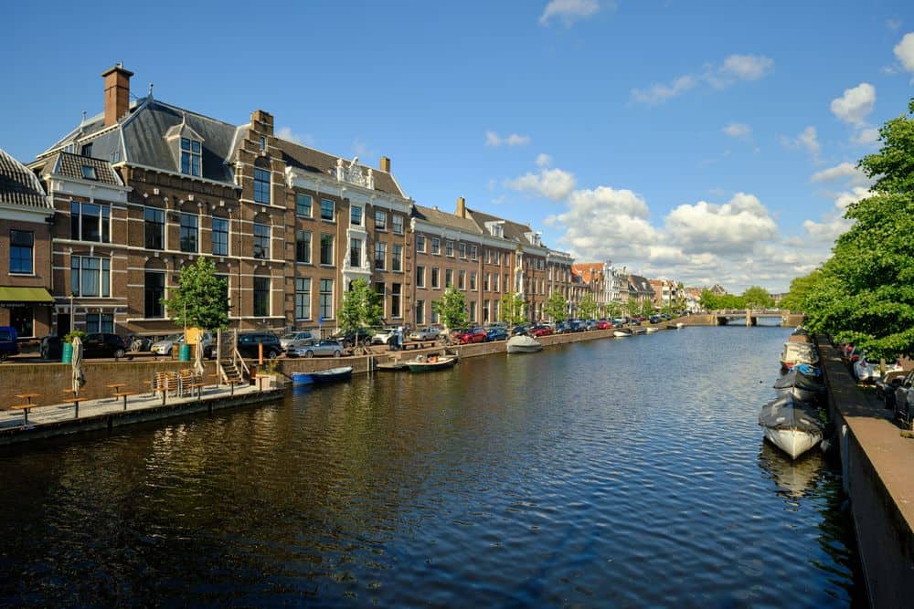 Sailing along the Haarlem canals