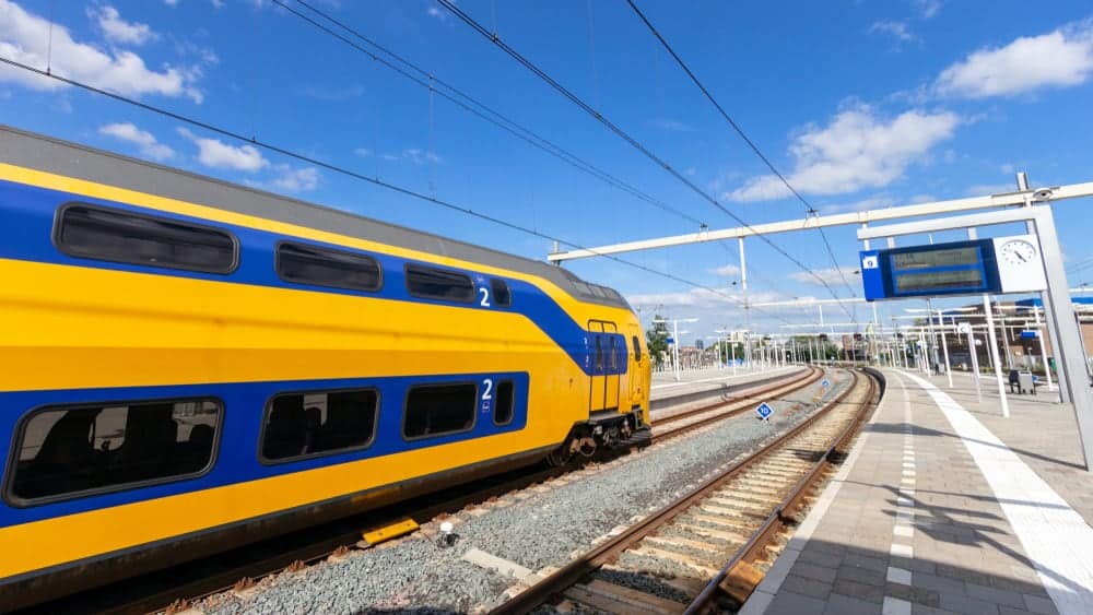 NS trein op het station