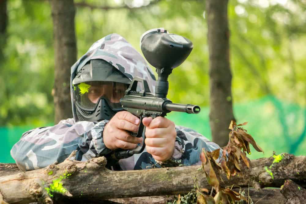 Paintballen tijdens een bedrijfsuitje