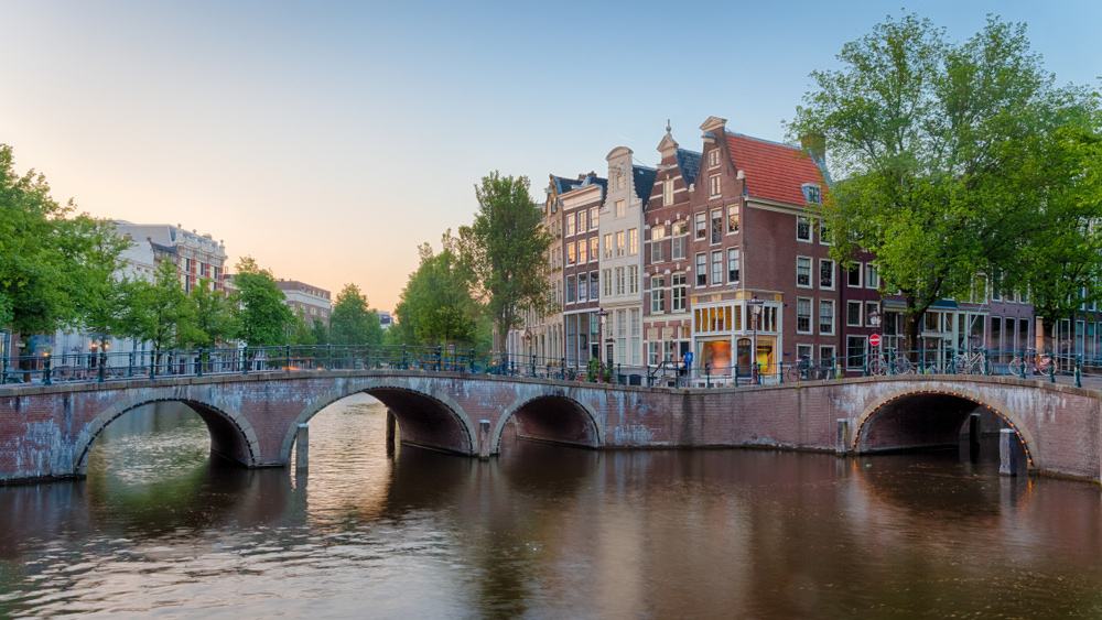 Torensluis brug in Amsterdam