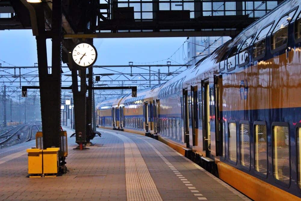Trein op het spoor