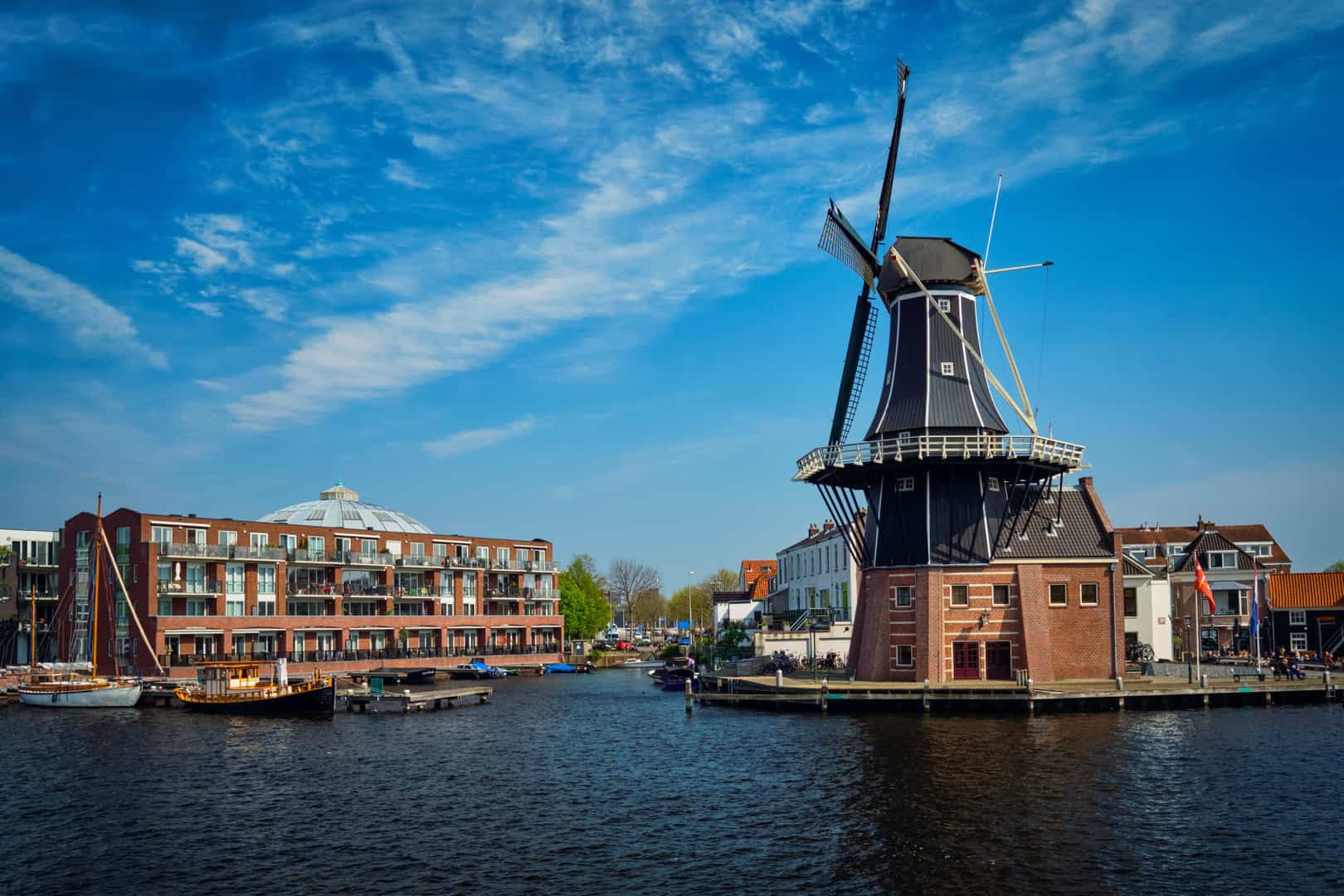 What to do in Haarlem visit the Adriaan windmill