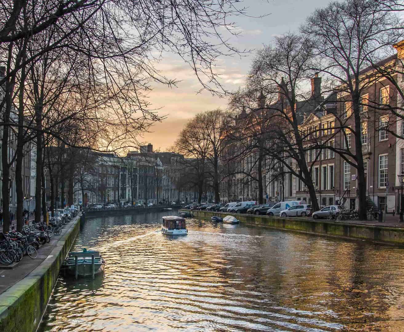 Winter Grachten Amsterdam