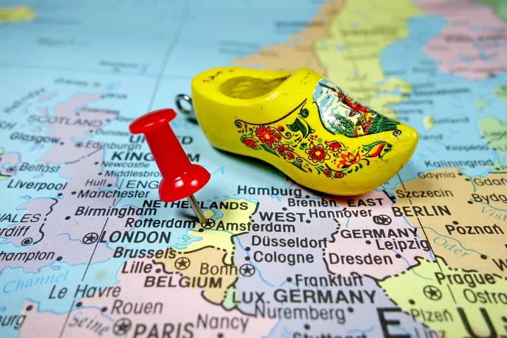 pin op de wereldkaart