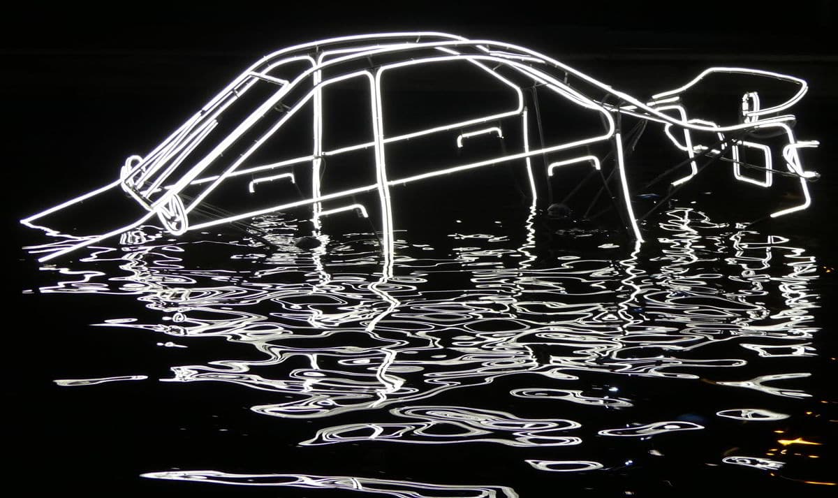 kunstwerken tijdens het Light Festival Amsterdam