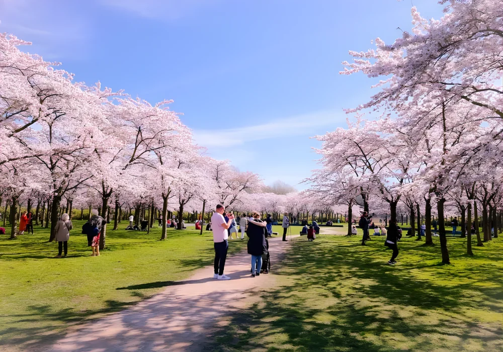 Amsterdamse Bos blossom park