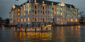 winter tapas cruise boot scheepvaartmuseum avond